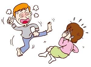 DVを受ける主婦