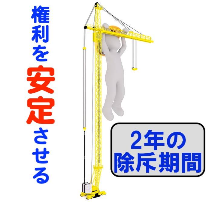 除斥の趣旨は権利の早期安定