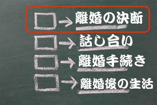 離婚の大まかな流れ